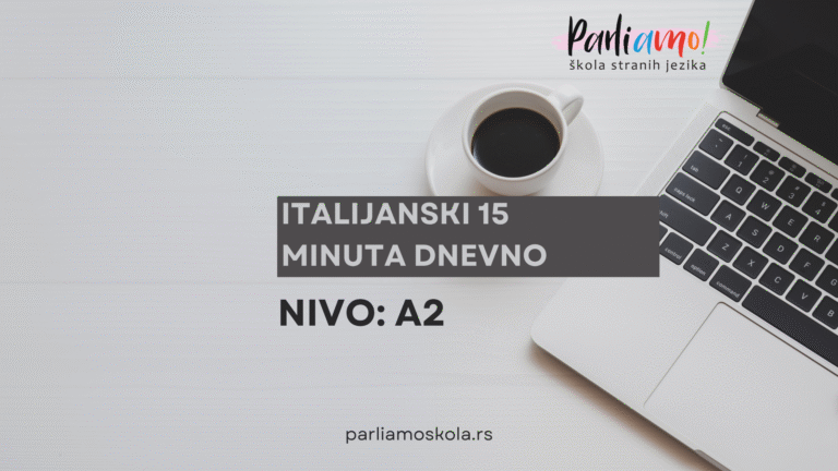 Italijanski 15 min dnevno: nivo A2 italijanski a2